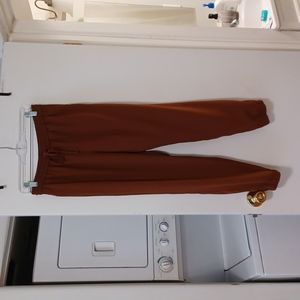 orange joggers